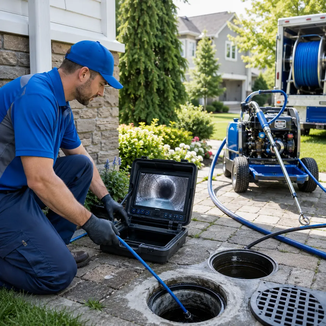 Outdoor drain cleaning professionals serving Martinsville, IL